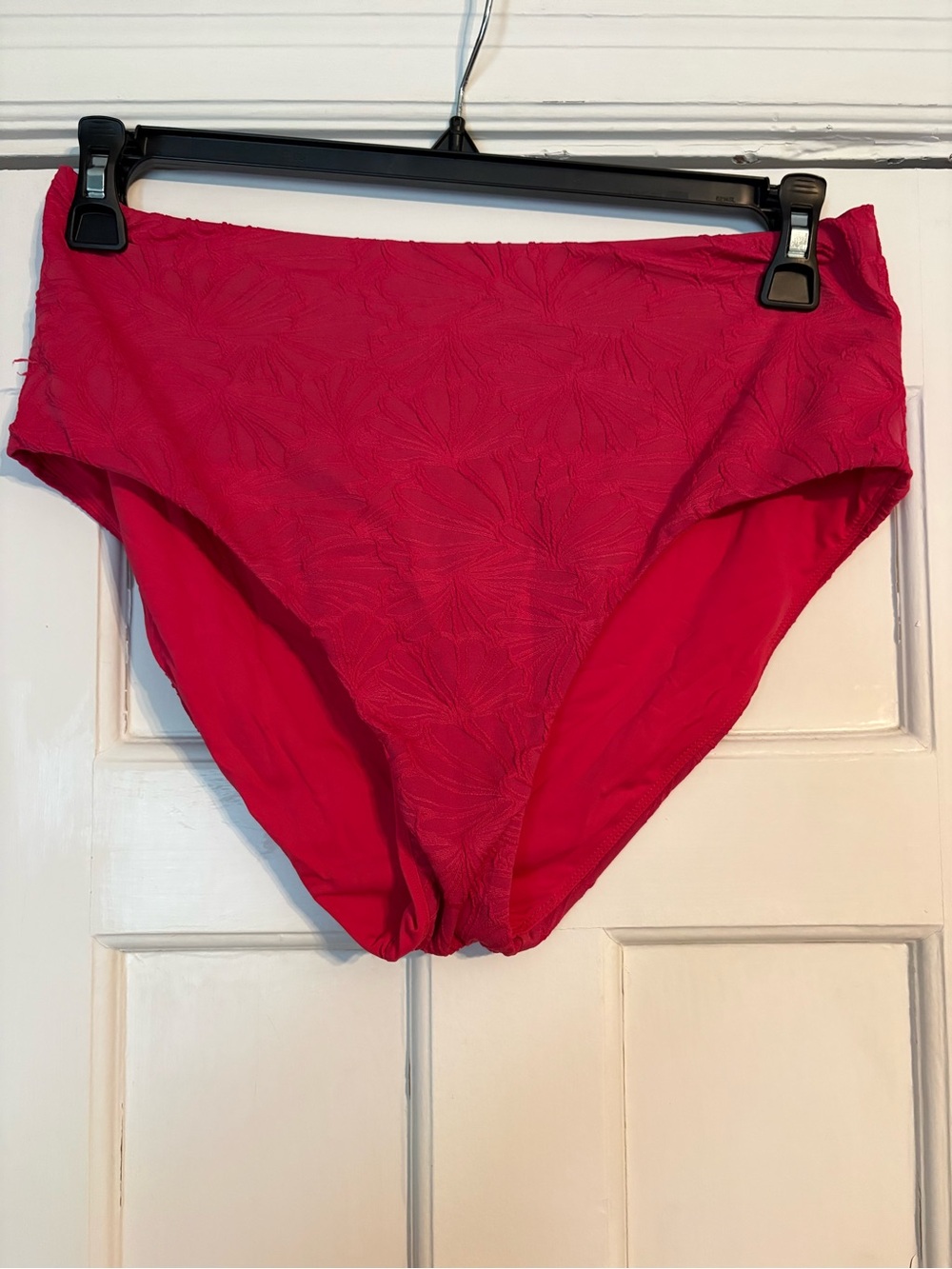 Andie High-Waist Bikini Bottoms - Bright Red